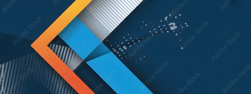 Poster abstract business design: a dynamic and modern graphic with sharp geometric shapes, an elegant compo