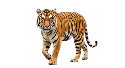 Obraz premium Tiger transparent PNG background