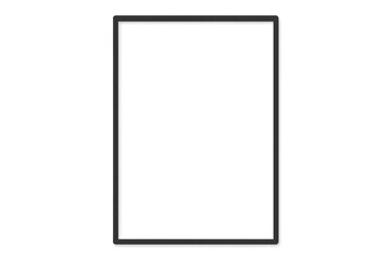 Dark gray rectangular frame, rounded corners, isolated on transparent background