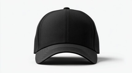 cap mockup front view,  isolated cutout, object with shadow on transparent background, hat is a baseball cap, hat, cap, fashion, baseball, isolated, cloth, blank, sport, visor