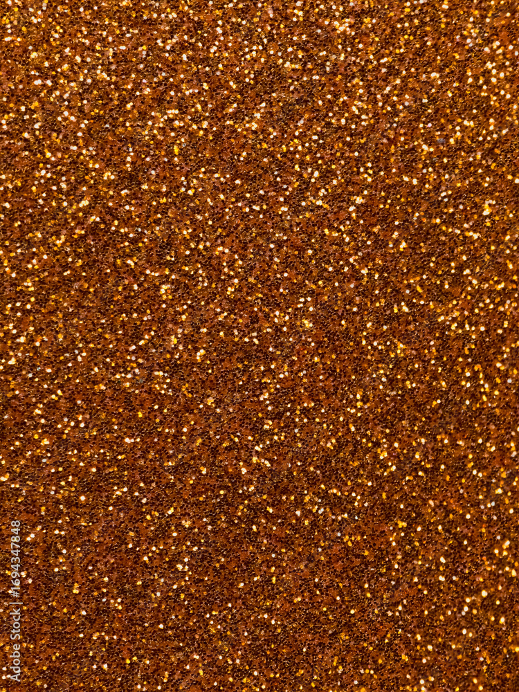 Poster brown gold glitter texture background with sparkling pattern