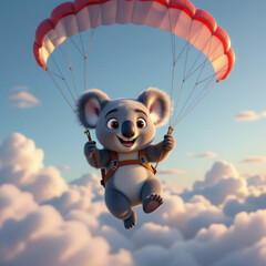 A delightful koala bear striking all sorts of charming poses.