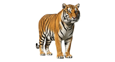 Obraz premium Tiger transparent PNG background
