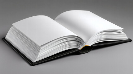 Obraz premium Blank open book awaits your story ready for creative ideas and new beginnings