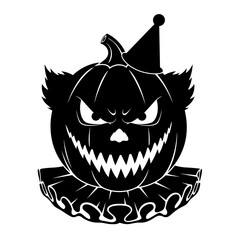 halloween pumpkin head