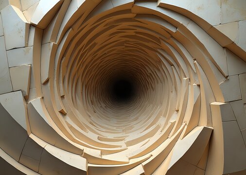 Spiral Wooden Structure