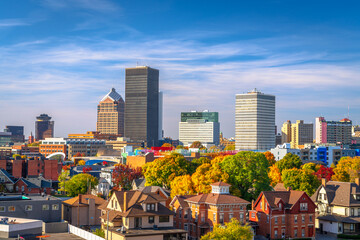 Rochester, New York, USA Autumn Skyline