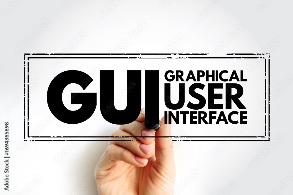 Poster gui - graphical user interface is an interface through which a user interacts with electronic device