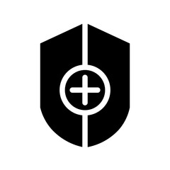 Fototapeta premium protection glyph icon