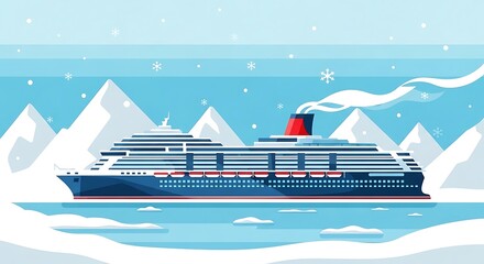 Cruise Ship Arctic Winter Voyage.