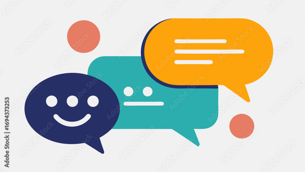 Poster engaging communication a chat bubble graphic showing friendly and inclusive language used in recruit