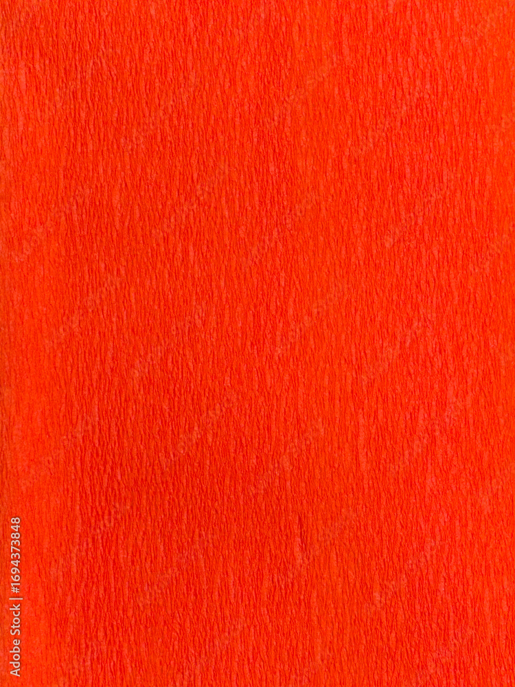 Poster orange textured paper background with subtle crepe pattern