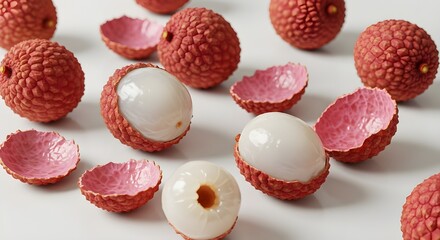 Delicious lychees
