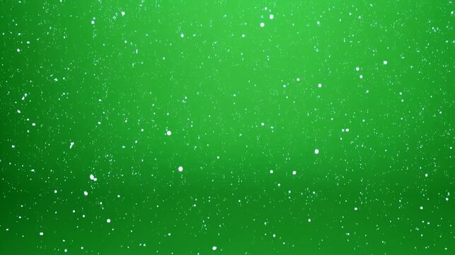 Nieve Cayendo en Pantalla Verde &ndash; Efecto Realista para Edici&oacute;n de Video