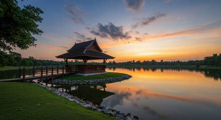 Naklejka premium landscaping