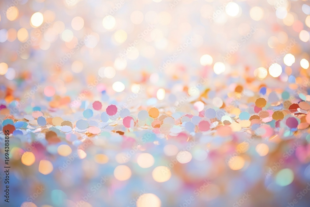 Poster confetti pattern bokeh effect background backgrounds glitter illuminated.