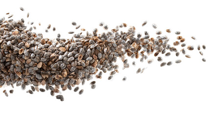 flying chia seed isolated on transparent background Remove png,