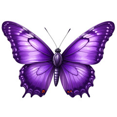  PNG Butterfly butterfly purple insect transparent background