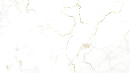 Obraz premium Elegant White Marble Texture with Gold Veins for Background Use