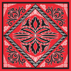 seamless pattern with flowers