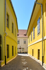 narrow street in the old town