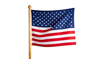Obraz premium american flag waving