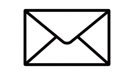 Email icon with modern design for digital communication and electronic messaging needs