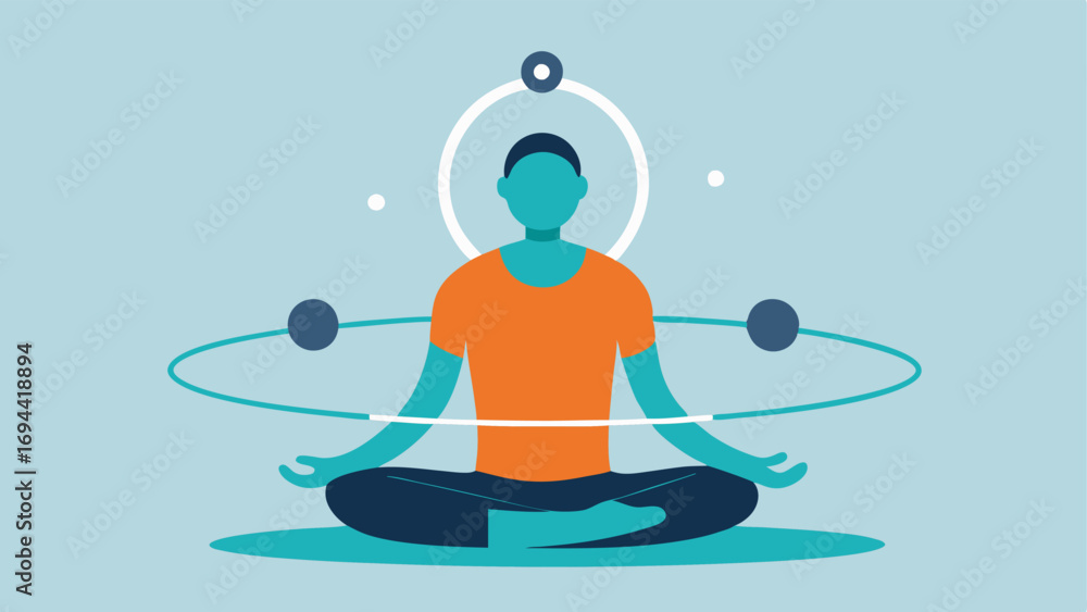 Poster cognitive performance boost an upward arrow alongside a person using a brainwave device representing