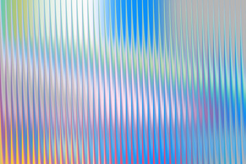 Abstract background with vertical iridescent wavy lines and pastel colors