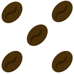 vector coffee beans icon