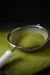 Japanese Green tea matcha powder