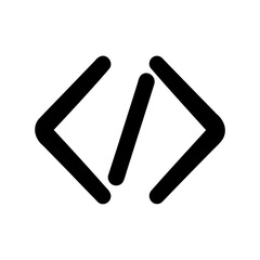 Angle brackets with slash represent html tag end for programming and development
