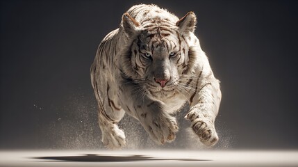 Obraz premium white bengal tiger