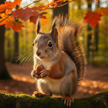 squirrel on a tree