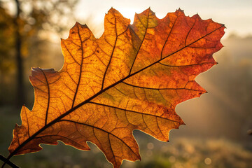 Orange and yellow autumn maple leaves on a white background