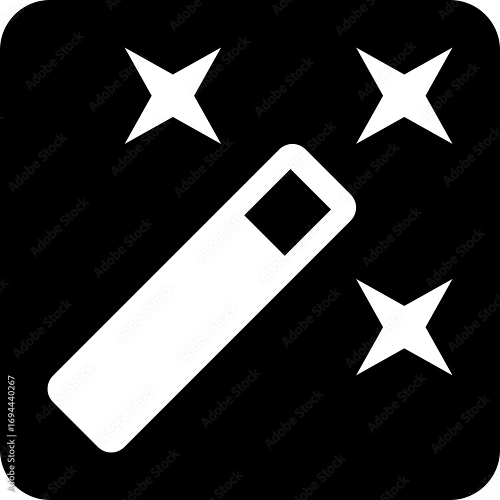 Poster magic wand auto fix tool for editing and design