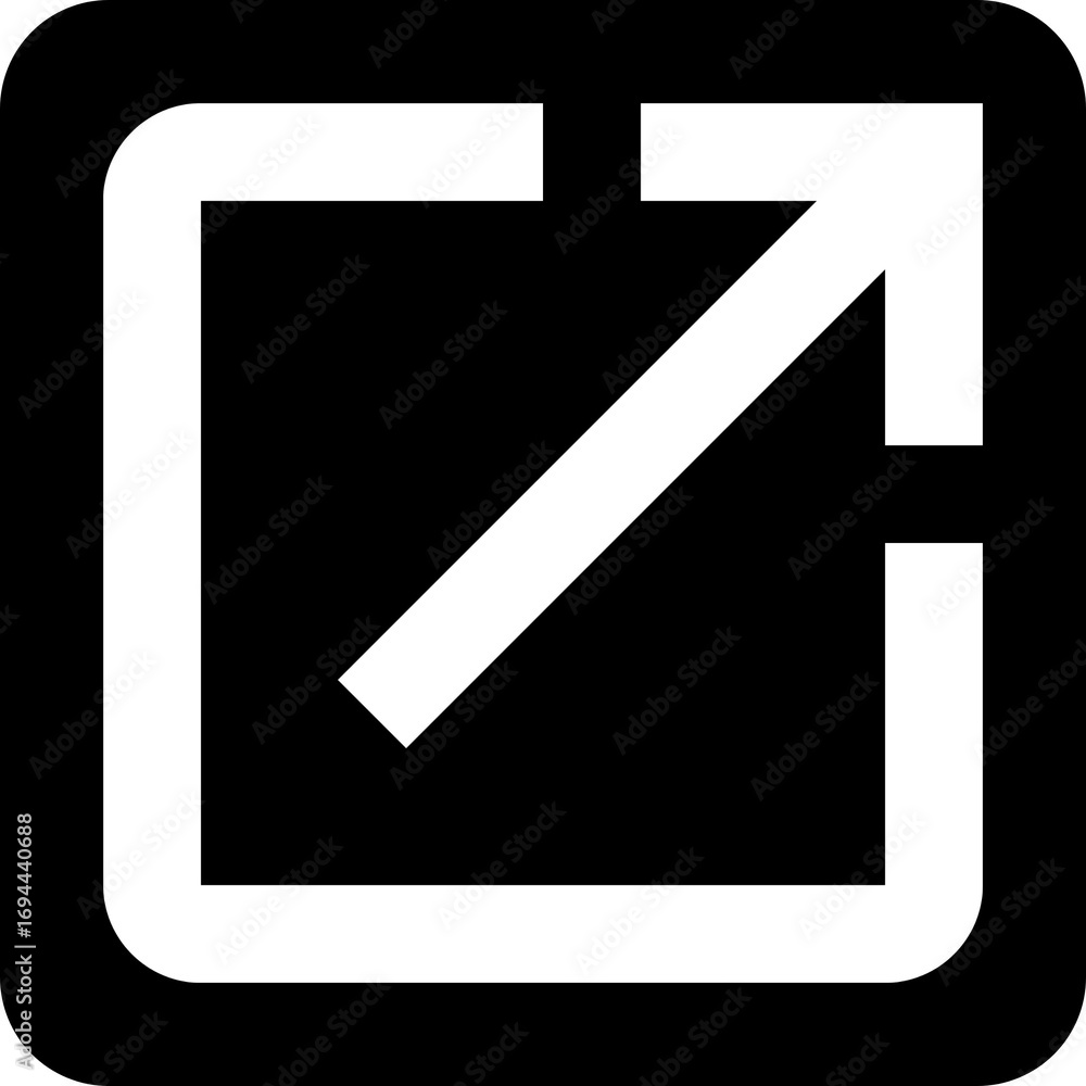 Poster four arrow move window direction icon for ui