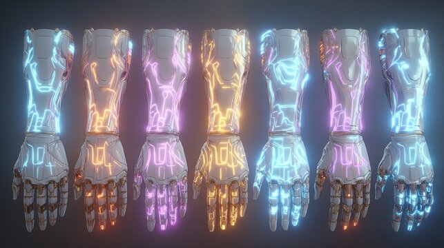 Robotic Hand Closeup.