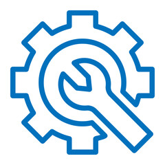 gear and wrench icon