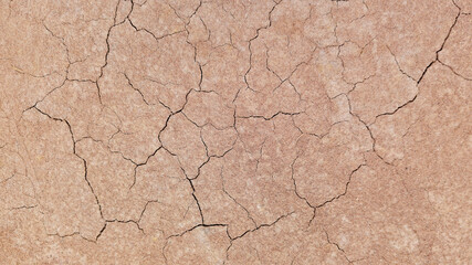 The ground has cracks in the top view for the background