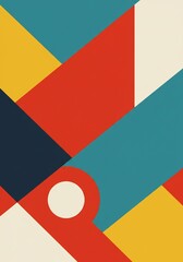 幾何学模様の抽象的背景画像