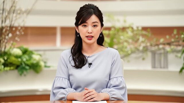 ニュースキャスター