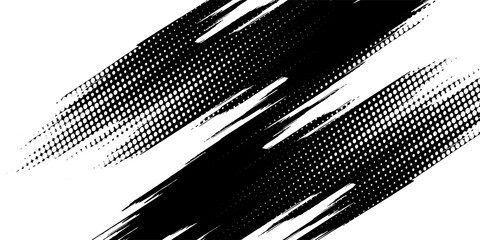 Abstract speed line style dark blue halftone banner design template. Elegant vector illustration. modern. eps10