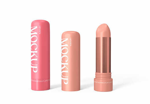 Cosmetic Lipstick Mockup Collection