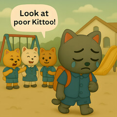 cat and mouse on the roof