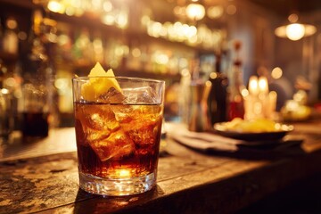 Happy Hour Coffee. Enjoy a Relaxing Cup at the Trendy Nightclub Bar