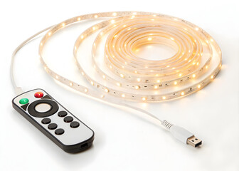 Illuminating led strip lights with remote control for ambient lighting solutions indoors