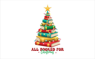 All Booked for Christmas Tree