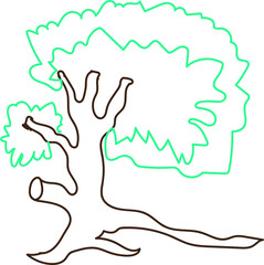 hand drawn tree