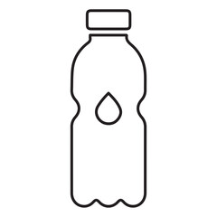 Plastic Water Bottle Icon